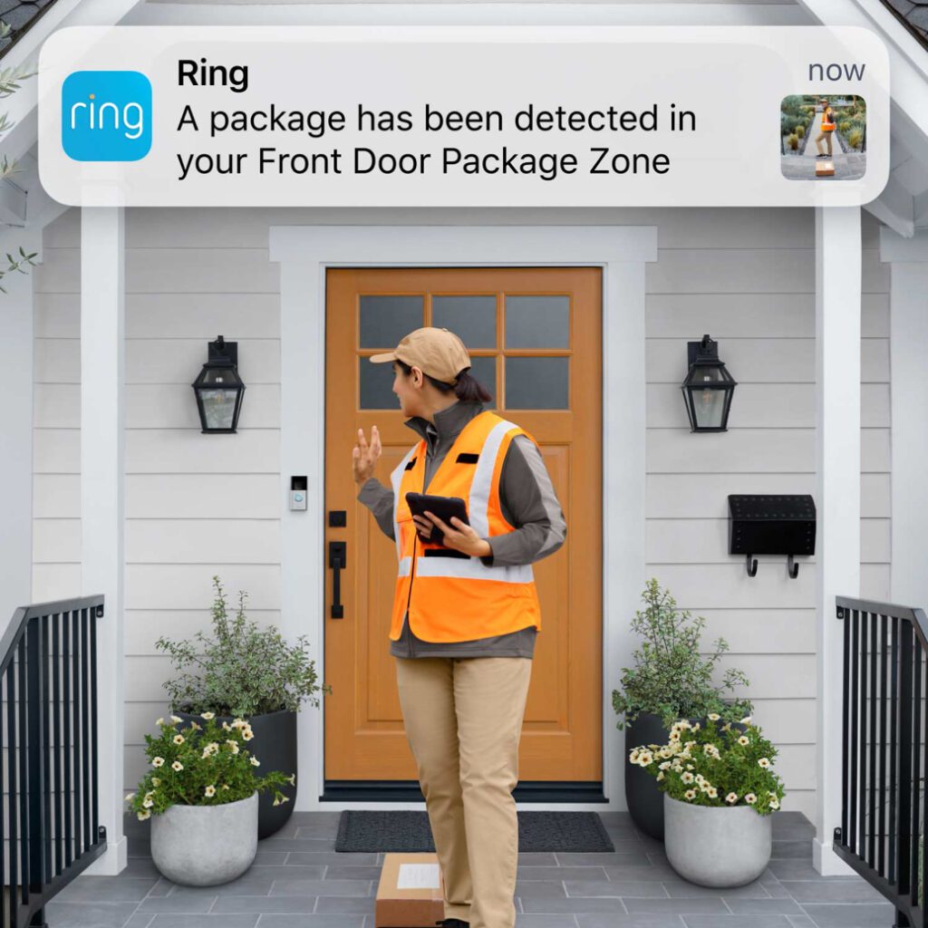 Ring doorbell with HD+ video